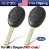Unbranded 2 Remote Key Fob For Mini Cooper 2002-2005 R50
