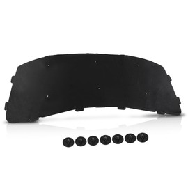 CROSSDESIGN Hood Insulation Pad 1/2" with Clips Compatible with Land Rover Range Rover 2002-2012 Black