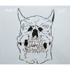Hansa 410195 Skull 2 Large Stencil