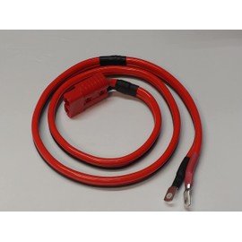 6-Foot Quick Disconnect Winch Power Cable for Any Standard Size Winch 2 GA Wire (0.364)