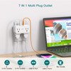 Surge Protector Outlet Extender, Multi Plug Outlet Splitter with 4