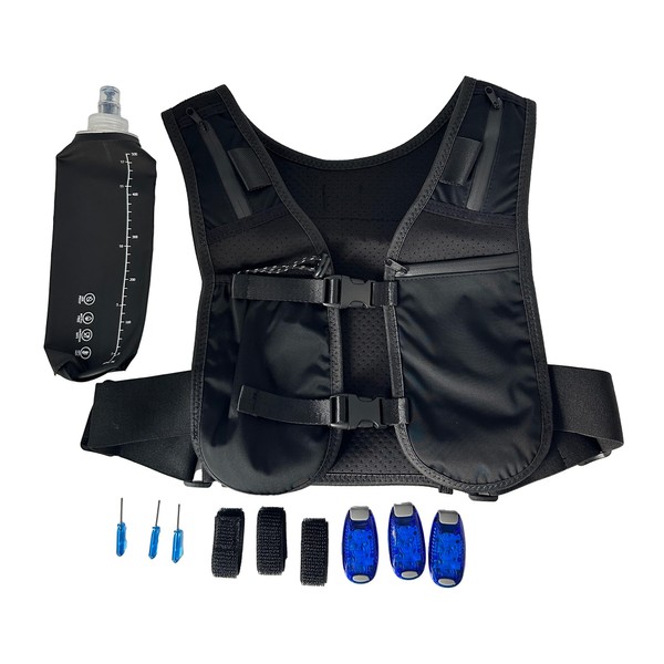 LED Running Vest - Adjustable Unisex Reflective Safety Vest |