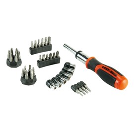 Black + Decker BDHT0 – 62130 Ratchet Screwdriver with Inserts