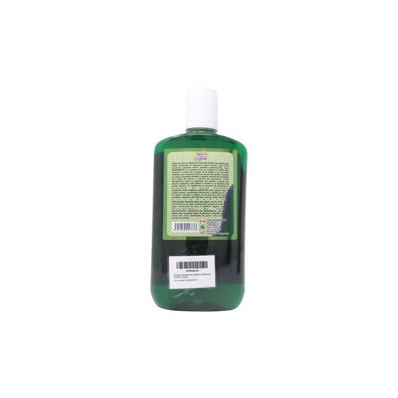 Shampoo Bergamota, Original. Crecimiento Cabello Y Barba