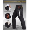 Zoofly Mens Cargo Pants Waterproof Hiking Pants for Men Ripstop