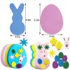 ZDQC 486 Pieces Easter Eggs Craft Set, DIY Easter Decoration