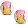 2Pcs Ice Cream Baseball Cute Drip Ice Cream Practice Baseball