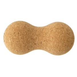 Nikitty Yoga - Massage Duoball Made of Cork Diameter 7.3 cm - Peanut Fascia Ball for Self-Massage - Handy, Ergonomic, Odourless - #goingnuts