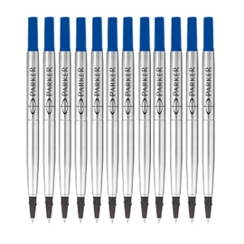 Parker Rollerball Pen Refill Medium Nib Blue, 1 Unit