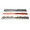 3pcs Space Aluminum Comb Set AntiStatic Wide Fine Tooth Hair