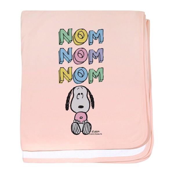 CafePress Snoopy Nomnomnom Baby Blanket, Super Soft Newborn Swaddle