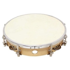 BSX 841204 Tambourine Nickel Plated with Notch 12 Inches