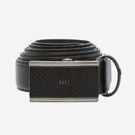 Daks (신세계강남점)DBBE2E992BK 블랙 체크버클 가죽벨트 (DB Shinsegae Gangnam) DBBE2E992BK Black Check Buckle Leather Belt