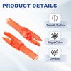 PATIKIL Archery Arrows Nocks 4.2mm, 30 Pack Plastic Insert Arrow