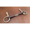 ARSAL FORGE Half Cheek Leather Covered Single Jointed Snaffle Driving