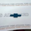 Advanced Trims BLUE Steering Wheel Bowtie Overlay Chevy Silverado 2014-2025