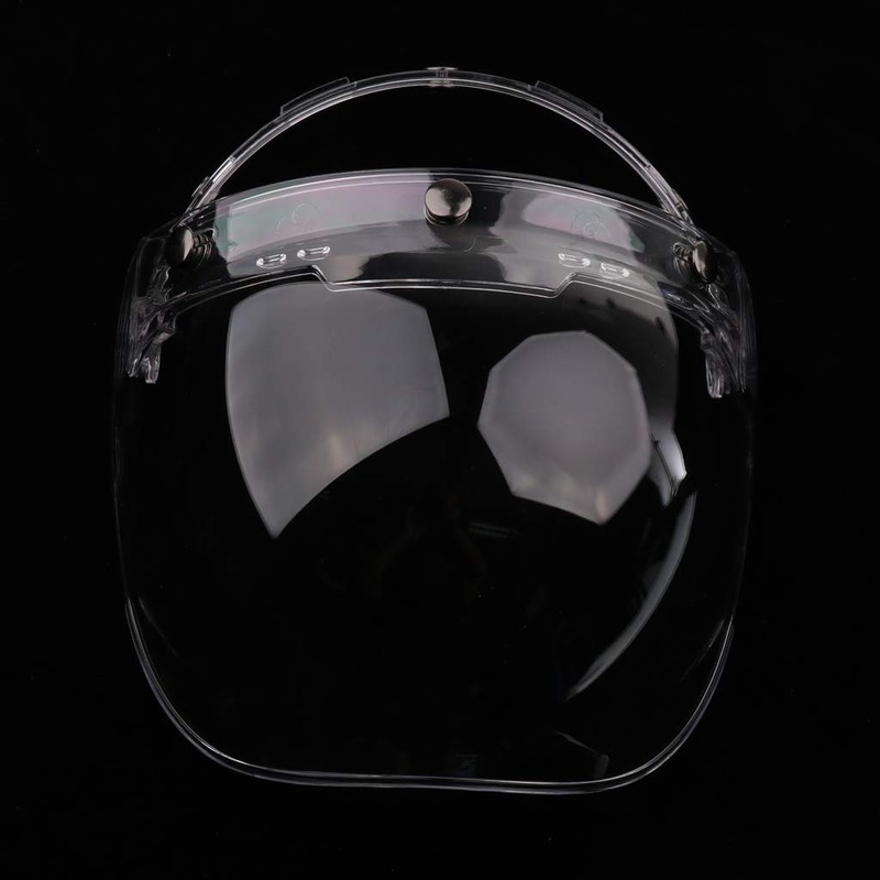 Bonanza Biltwell Compatible Motorcycle Helmet Bubble Flip Up Windshield Visor