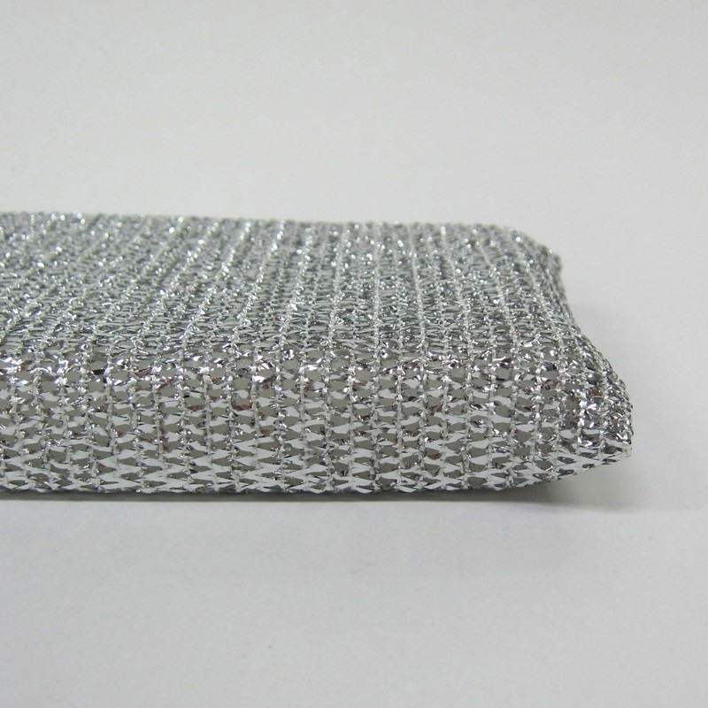 Towa Sangyo Kitchen Sponge, Aluminum Net Sponge (3 Pieces), Silver,
