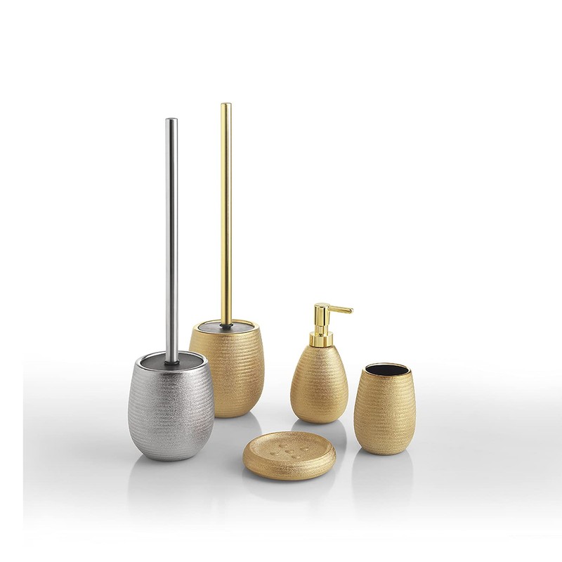 Gedy G-Astrid Bathroom Dish Gold, Size 2.6 X 12 X