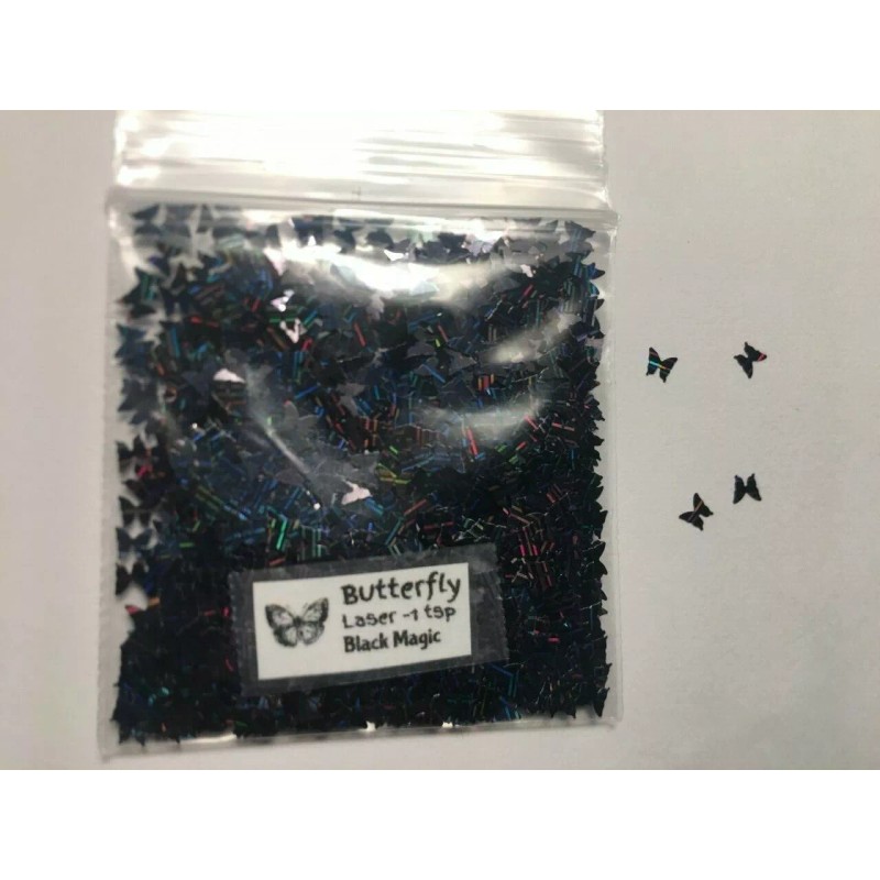 the glitters world V-Day Solvent Resistant LOVE BUTTERFLY shape-Laser-Gl -