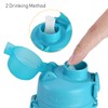 TakeToday Collapsible Water Bottles 21oz 2 Pack, Leak Proof, BPA-Free,