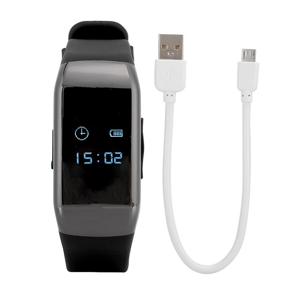 HD 1080P Camera Wristband Watch Digital Audio Voice Recorder Bracelet