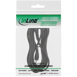 InLine 99936I Jack Cable 2.5 mm Male / Male Stereo 0.5 m