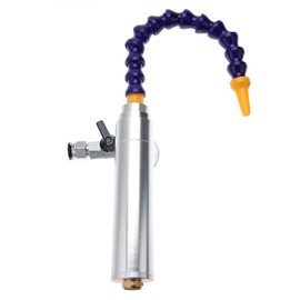 160MM Mini Vortex Cold Air Gun Dry Cooling Airflow Machine With Flexible Tube for Machine Tool Head/Welding/Cutter tools/Electronic Components cooling(with insulated pipe)