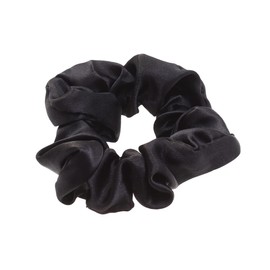 Baluue 5 Pcs Solid Color Stretch Hair Ties for Women Chic Ponytail Holders Durable Cloth Art Hair Accessories Black for Everyday Wear