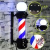 MIUXIU 35-inch Barber Pole Red White Blue Stripes with LED