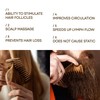 Handmade Wooden Hair Comb - Natural Wood Hair Care, Scalp