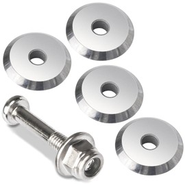 Tile Cutter Scoring Wheels Replacement for Sigma Pull Handle, 12mm, Alloy Steel, Silver, 4-Pack, for Ceramic, Porcelain, Glass Cutting