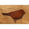 Dewoga Edelrost birds with screw for screwing in wood, 4