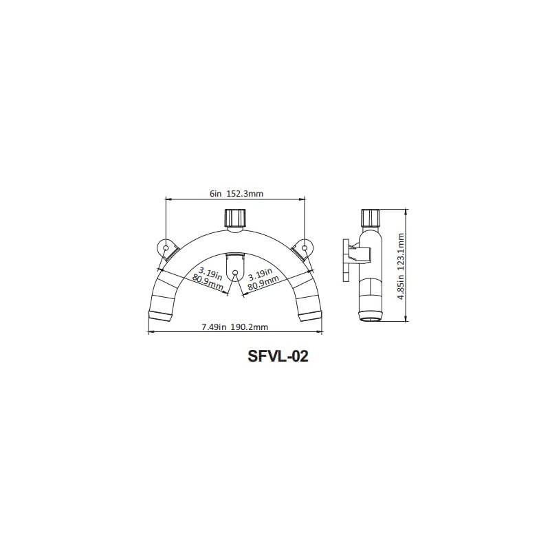 SEAFLO Vented Loop Choose Size and Pack Quantity (1", 1-Pack)