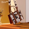 Wrangler Cow Print Tote Bag for Women Western Purse Boho