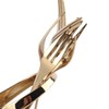 Tableware Mini Zinc Alloy Fruit Dessert Tasting Forks Spoon with