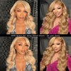 4x4 Honey Blonde Lace Closure Unprocessed Human Hair 150% Density