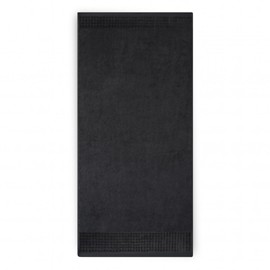 ZWOLTEX - Handtuch und Badetuch Groß 30x50 cm 50x100 cm 70x140 Set Schwarz Paulo - Duschtuch Handtuch Ägyptische Baumwolle, Sauna Badetuch Groß, Strandhandtuch, Bath Towel