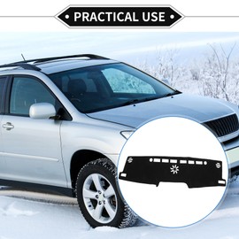 VekAuto Dash Cover Kit Compatible for Lexus GX GX460 2010-2021, Durable Polyester Black Center Console Dashboard Cover Pad Carpet with Sticker