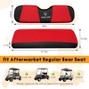 Golf Cart Seat Covers 2 Piece Front and Rear Seat