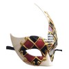 Coolwife Men's Masquerade Mask Vintage Venetian Checkered Musical Party Mardi