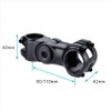 BBB BHS-30 Stem, Black, 4.3 inches (110 mm) / ±