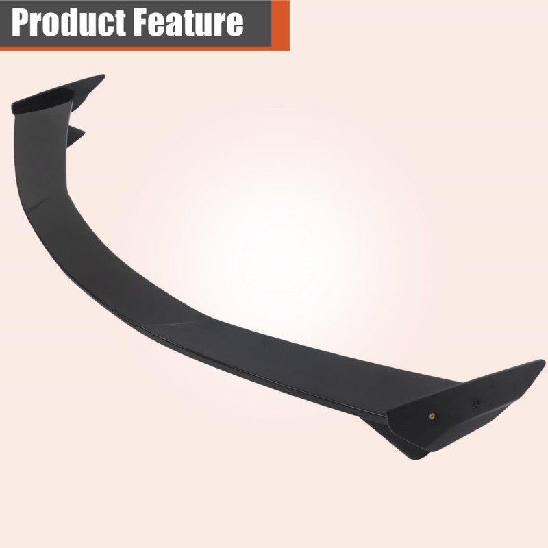 Rear Wing Lip Clear Coating Spoiler Replacement for Corvette C8