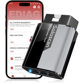 KINGBOLEN Soloscan OBD2 Diagnosegerät für Ford/für Mazda, Alles System Kfz Diagnosegerät Mit 50+ Reset-Funktion,Bi-direktionale,Aktiver Test,ECU-Codierung, Lebenslanges kostenloses Update