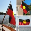 Aboriginal Flag of Australia, 150 x 90 cm, Black Red
