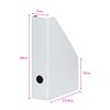 LANDRÉ LANDRÉ Stehsammler A4, aus stabilem Karton, 7cm breit, weiss,