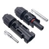 enjoy solar® 1 pair of solar plugs and sockets for