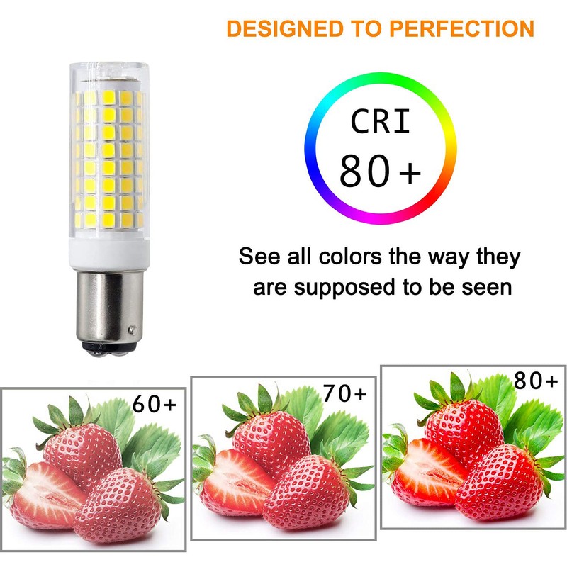 SZHZS Ba15d LED Light Bulbs Dimmable Double Contact Bayonet Base,