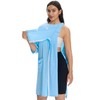 Women's Post Surgery Hospital Gown – Magnetic Shoulder Closures, Side