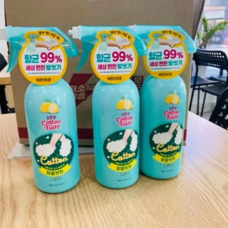 On The Body 온더바디 발을씻자 코튼 풋샴푸 레몬민트향 355ml 3개